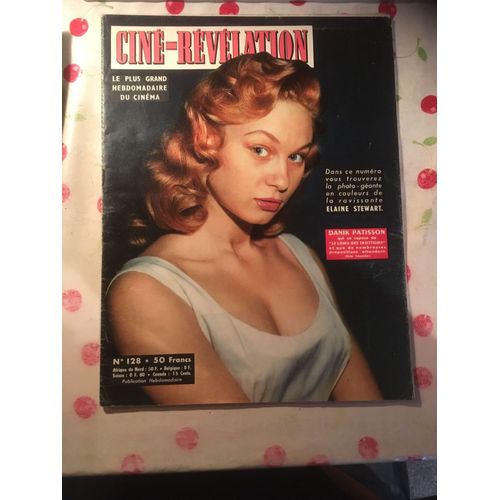 Ciné Révélation N° 128 Danik Patisson Et Photo Geante Elaine Stewart Et Sal Mineo