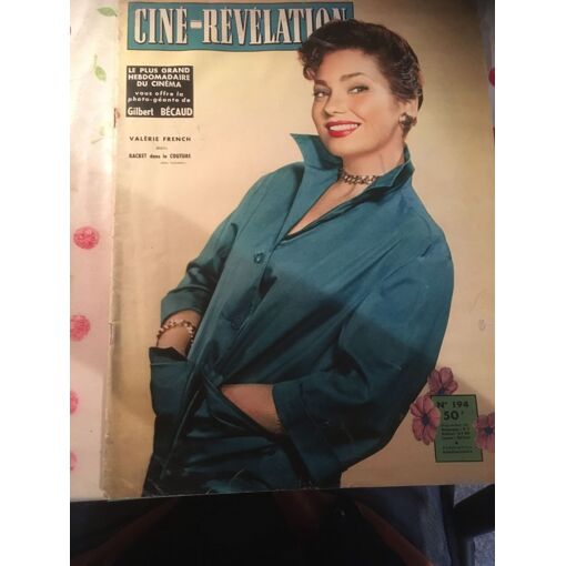 Ciné Révélation N° 194 Gilbert Bécaud Valerie French Noél-Noél Danielle Darieux