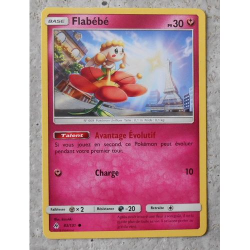 Flabebe 83/131 + Flabebe 84/131 + Floette 85/131 - Sl6 - Lumière Interdite - Vf