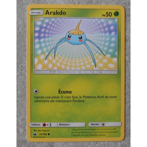 Carte Pokémon - Arakdo - 15/168 - Tempête Céleste