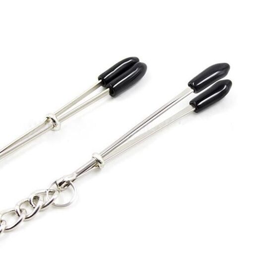 Pinces à Seins Avec Chaînette BDSM - Jeu Bondage SM