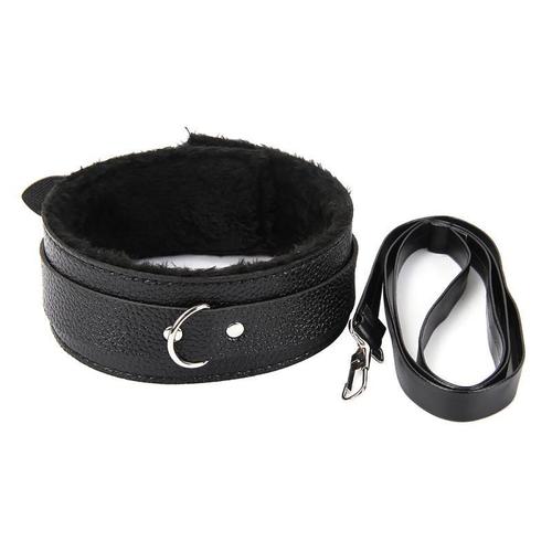 Sexy Collier Noir Bdsm Bondage Laisse Punk Gothique Collar Fetish Sex Gothic Dog Goth