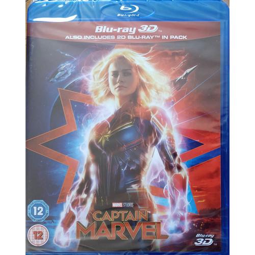 Captain Marvel - Blu-Ray 3d + 2d Anglais