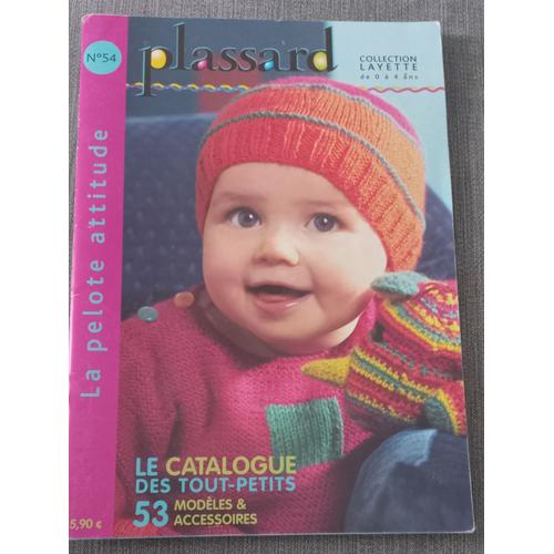 Catalogue Tricot Plassard N°54 Enfant Bebe 0 A 4 Ans 53 Modeles & Accessoires
