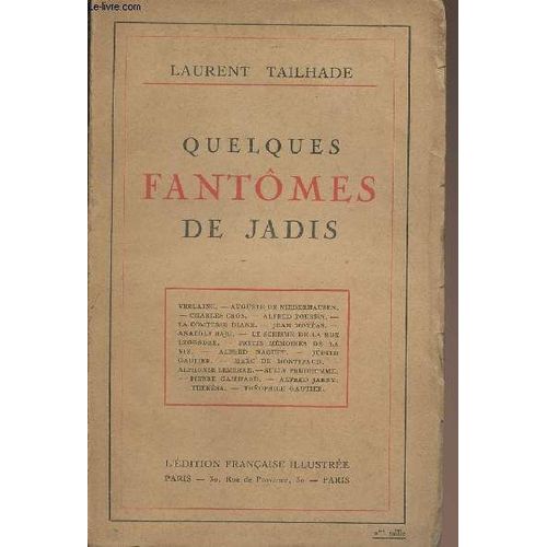 Quelques Fantômes De Jadis