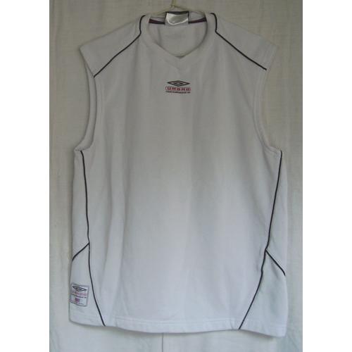 T-Shirt Sans Manches Umbro - Blanc - Taille M