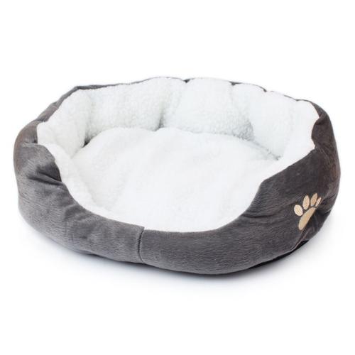 Corbeille,Lit Coussin Pour Chien Et Chat , 60×50cm, Panier Amovible Et Lavable Pour Chiots Et Chaton -Gris -Zs307501