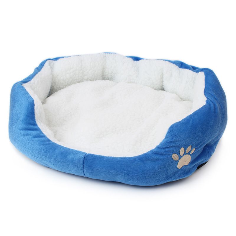 Corbeille,Lit Coussin Pour Chien Et Chat , 60×50cm, Panier Amovible Et Lavable Pour Chiots Et Chaton -Bleu -Zs307501