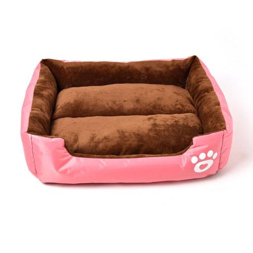 Corbeille,Lit Coussin Pour Chien Et Chat, 65×60×15cm, Panier Double-Face Pour Chiots Et Chaton -Rose