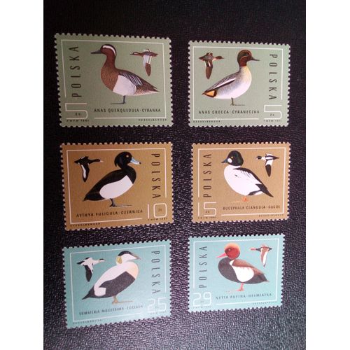 Timbre Pologne Yt 2810 A 2814 Séries: Canards Sauvages 1985 ( 070304 )