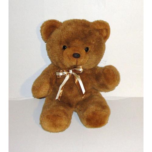 Ours Cuddle Wit Noeud Papillon Peluche Doudou Ours Marron 42 Cm