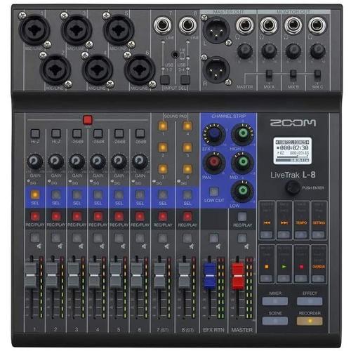 Console de mixage Zoom LiveTrak L-8