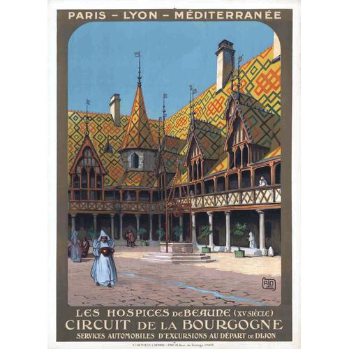 Affiche Les Hospices De Beaune Xv Ème Siècle