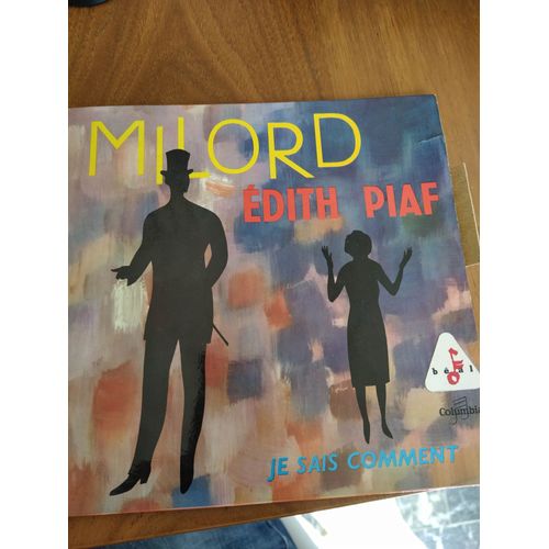 Piaf Milord 45t Avec Etiquette