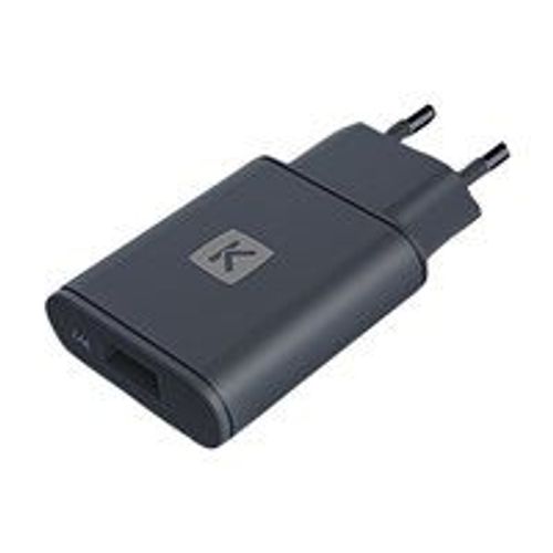 Linkster - Adaptateur Secteur - 2.4 A (Usb) - Gris