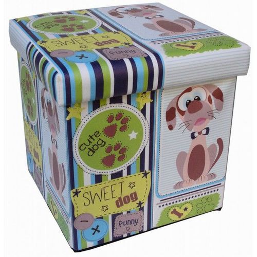 Récipient Refermable Pouf En Cuir Écologique Sweet
