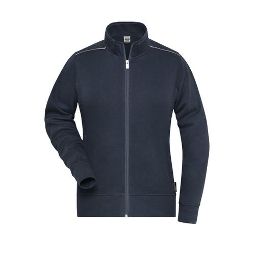 Veste Sweat De Travail - Femme - Jn893 - Bleu Marine