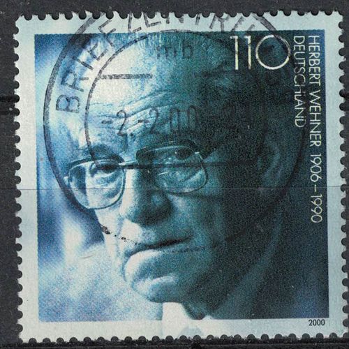 Allemagne 2000 Oblitéré Used Herbert Wehner Homme Politique Su