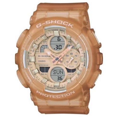 Casio Montre Marron Analogique - Digital Femmes G-Shock Gma-S140nc-5a1er