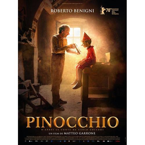 Pinocchio - Véritable Affiche De Cinéma Pliée - Format 40x60 Cm - De Matteo Garrone Avec Roberto Benigni, Federico Ielapi, Gigi Proietti, Rocco Papaelo, Massimo Ceccherini - 2020