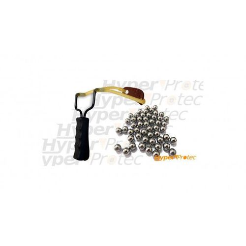 Lance Pierre + 30 Billes Aciers