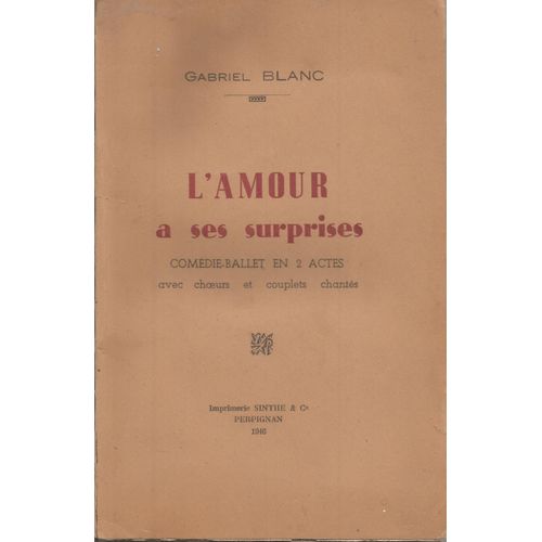 L'amour A Ses Surprises