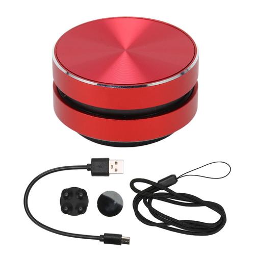 Haut-parleur Bluetooth à Conduction osseuse, Mini haut-parleur stéréo magnétique Portable sans fil pour la maison et l'extérieur rouge