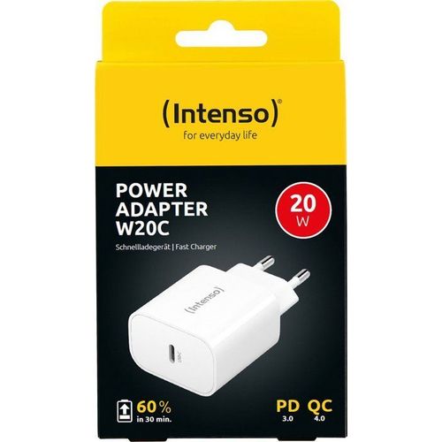 Adaptateur secteur USB-C INTENSO W20C 20 W - 1x USB-C - blanc
