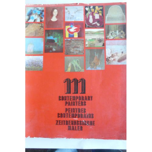 111 Peintres Contemporains 1980 Anglais-Allemand-Francais