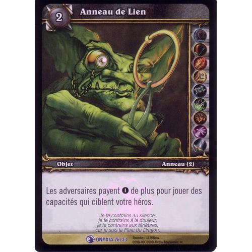 Anneau De Lien Foil - Wow - Onyxia - Rare 26/33