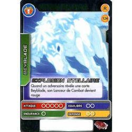 Carte Beyblade - Storm Pegasus - 124/160 - Rare Série 1