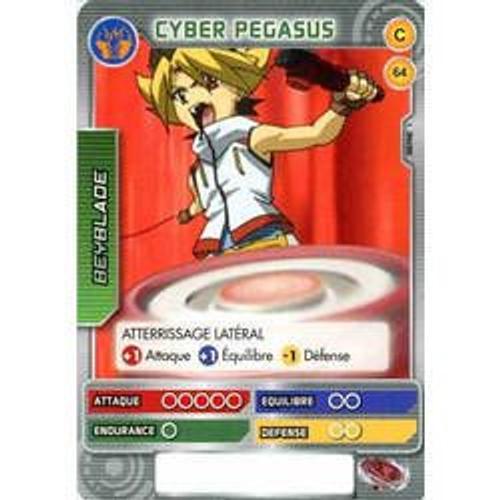 Carte Beyblade - Cyber Pegasus - 64/160 - Commune Série 1