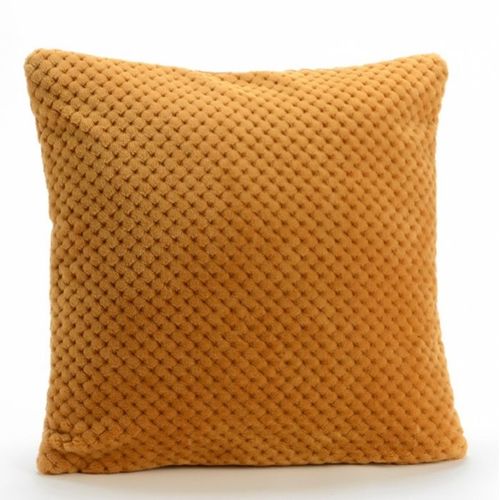 Coussin Damier Camel 40x40 Cm