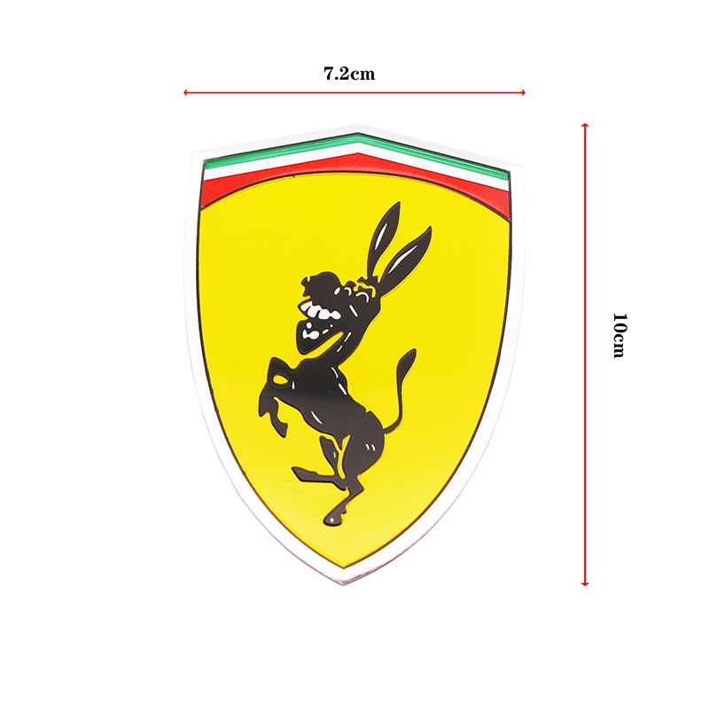  Autocollant d'insigne de Voiture créatif, pour Ferrari