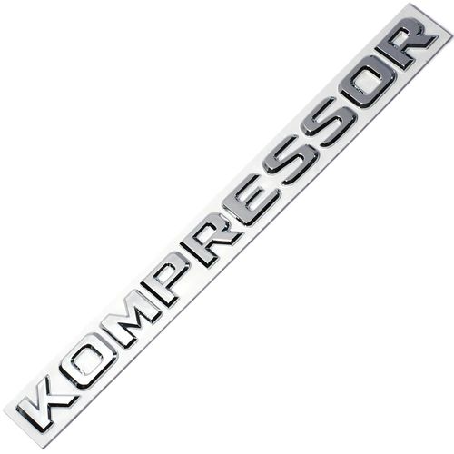 Embleme Insigne Logo Kompressor Chromé Slk Clk Sl Cls Ml Gl A B C E S Classe Cl55 Slk200 C180 Clc200