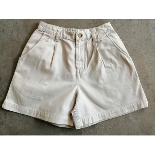 Short Beige En Toile Taille 7 Ans Gap