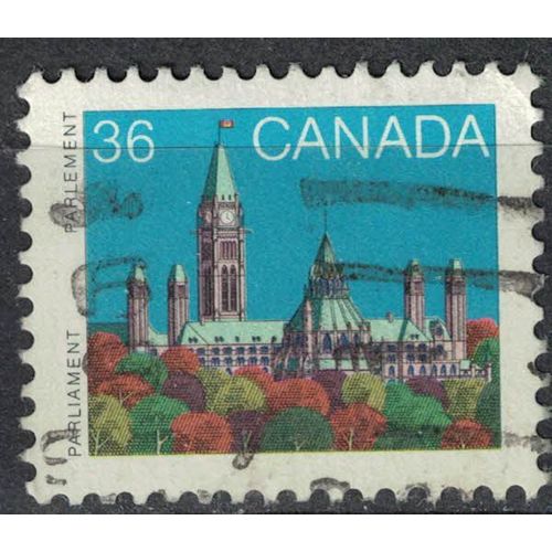 Canada 1987 Oblitéré Used Le Parlement Canadien Su