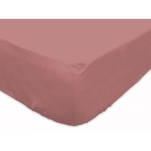 Drap Housse Uni 140x190 Cm Zzz Rose