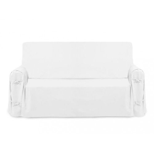Housse De Canapé En Coton Panama Blanc