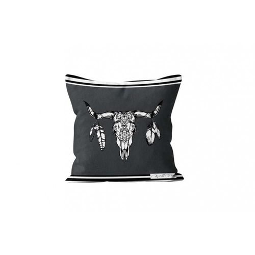 Housse De Coussin 40x40 Cm Buffalo, Par Soleil D'ocre