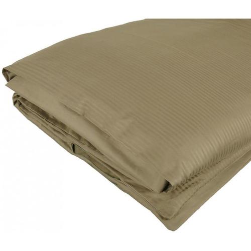 Housse De Couette Satin De Coton 240x220 Cm Concerto Rayures Taupe, Par Vend Du Sud