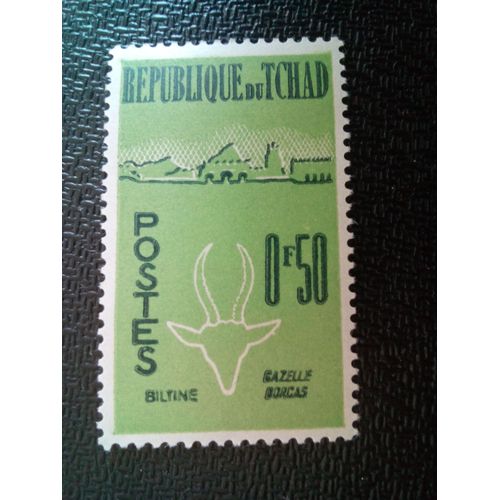 Timbre Tchad Yt 66 Dorcas Gazelle Et Biltine 1962 ( 090304 )