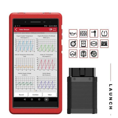 Launch X431 Pros Mini Obd2 Scanner Valise Diagnostic Auto Multimarque En Francais Avec Wifi Et Bluetooth