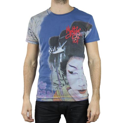 T-Shirt Manches Courteshomme Bleu S