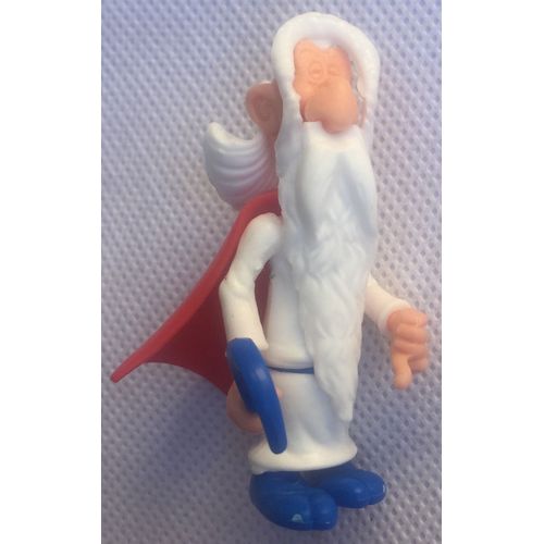Figurine Kinder Démontable Panoramix Avec Serpe, Astérix Et Obélix, Uderzo, Goscinny, Bd, Bande Dessinée