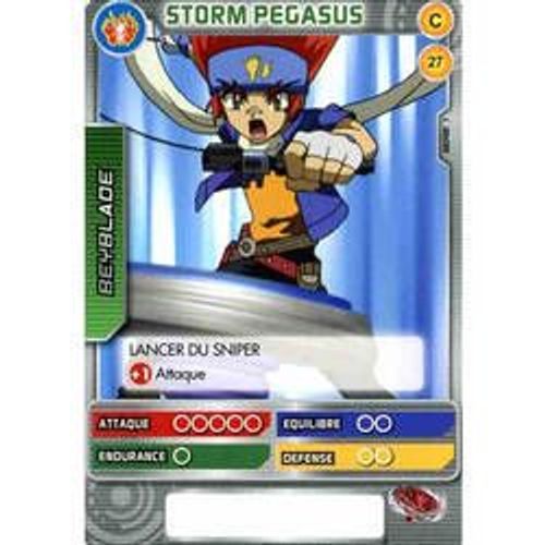 Carte Beyblade - Storm Pegasus - 27/160 - Commune Série 1