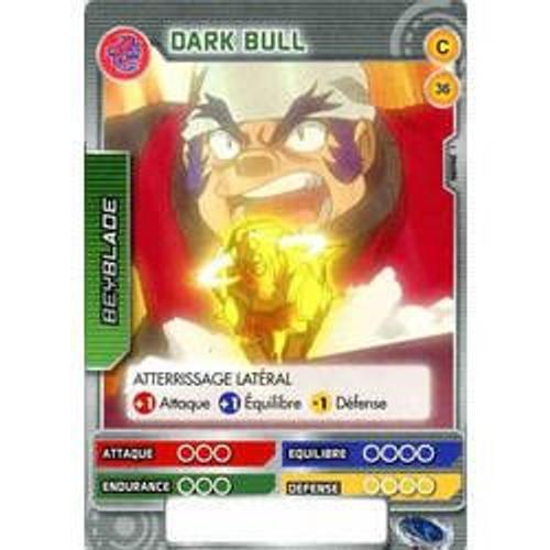 Carte Beyblade - Dark Bull - 36/160 - Commune Série 1