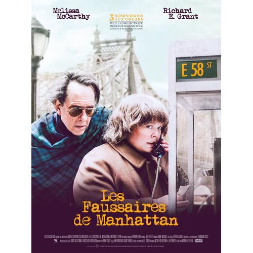 Les Faussaires De Manhattan (Can You Ever Forgive Me?) - Véritable Affiche De Cinéma Pliée - Format 120x160 Cm - De Marielle Heller Avec Melissa Mccarthy, Richard E. Grant, Dolly Wells - 2019