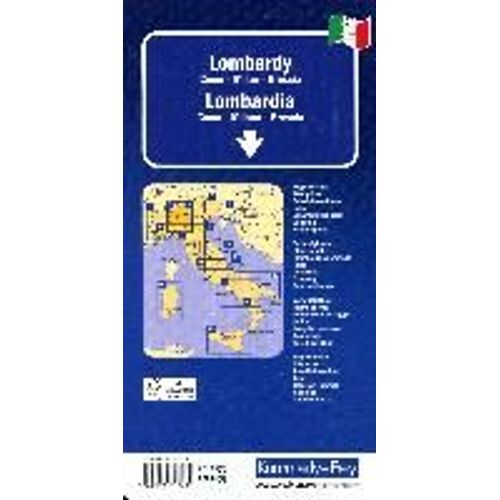 Kümmerly+Frey Regional-Strassenkarte 2 Lombardei 1:200.000