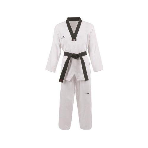 Kpnp, Dobok Taekwondo Col Noir Dan, Homologué Wt, Taille 190 Cm